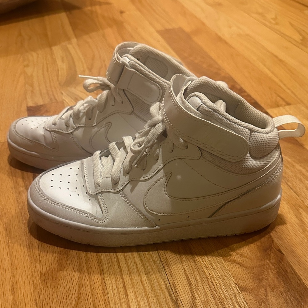 Nike White High-Top Sneakers